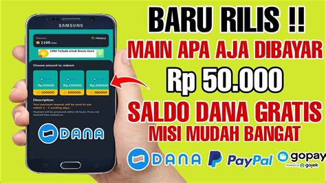 Baru Rilis Sore Tadi Main Apa Aja Dibayar Saldo Dana Ovo Dan Gopay