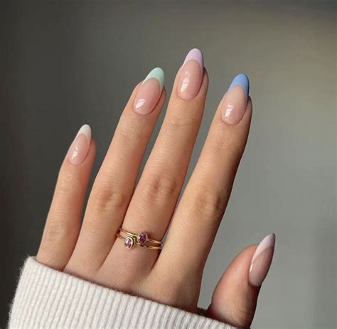 35 Stunning Pastel Nail Ideas The Best Spring Nails To Copy In 2023 Acrylic Nails Almond