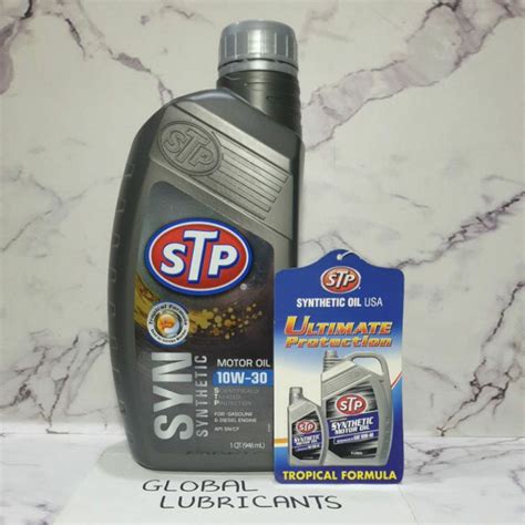 Jual STP Synthetic Motor Oil SMO 10W 30 946mL Oli Mesin Synthetic