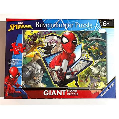 IL SUPEREROE SPIDERMAN Ravensburger PUZZLE Originale 125 PEZZI Giganti