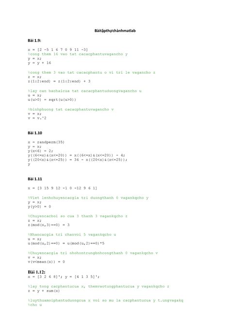 P n b i t p th c h nh matlab docx filename UTF 8 Đáp án bài tập thực