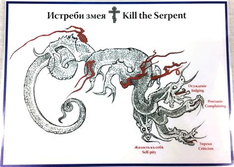 Kill the Serpent - Laminated Print – Holy Trinity Church Supplies & Bookstore