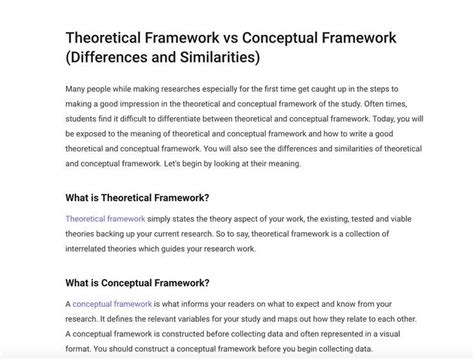 Theoretical Framework Vs Conceptual Framework Differences And Similarities Conceptual