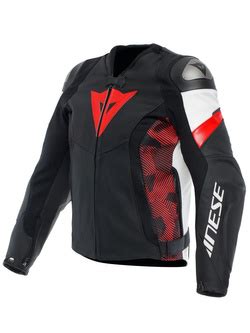 Kurtka motocyklowa skórzana Dainese Avro 5 czarno czerwono biała