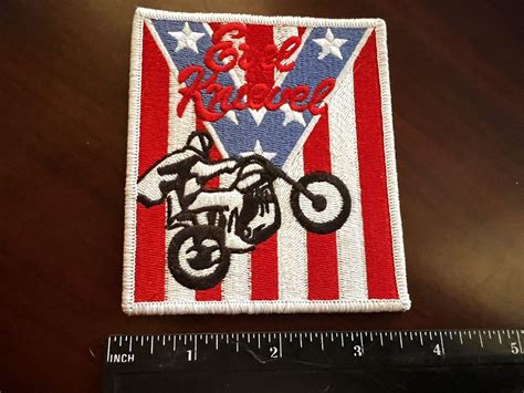 Evil Knievel Last American Hero Motorcycle Patch Vintage Hat Vest