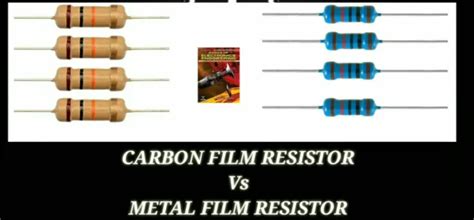 Carbon Film Vs Metal Film Resistor What’s The Difference Electronicshacks