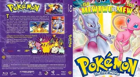 Pokemon La Película 01 Mewtwo Contraataca Blu Ray Oficial Cuotas sin