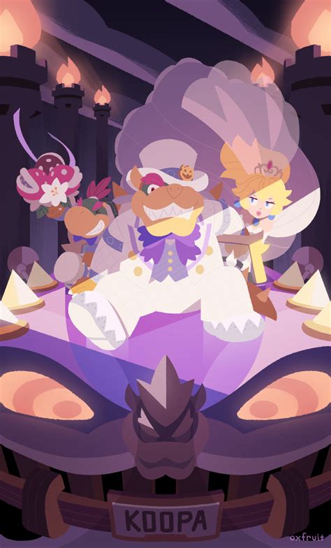 1girl 2boys Blondehair Blueeyes Bouquet Bowser Bowserjr Bridalveil Car Dress Evilsmile