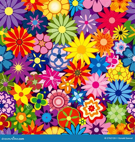 Colorful Flower Background Stock Photo Image 2762120