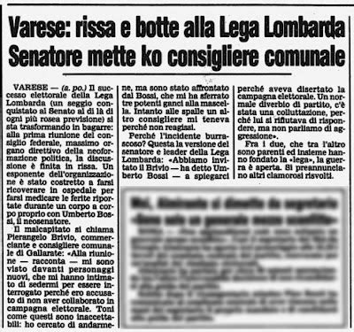 I Simboli Della Discordia 1990 Autonomisti Ex Lega Eletti In