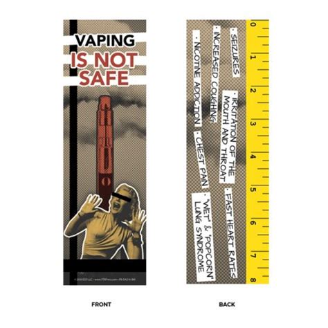 Vaping Prevention Bookmark Prevention And Treatment Resource Press