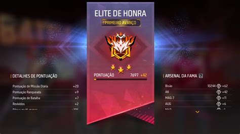 Partida Do Elite De Honra Br Ranqueado Temporada Free Fire Brasil Xd