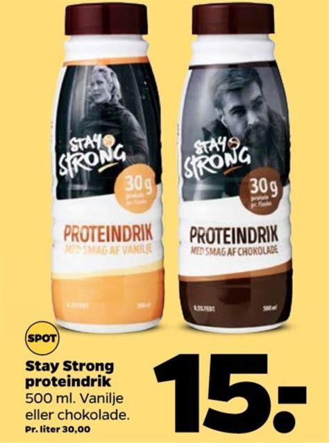 Stay Strong Proteindrik Chokolade Tilbud Hos Netto