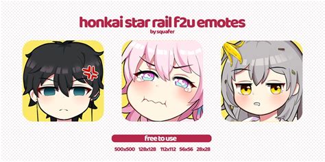 F2u Star Rail Emotes Squafers Ko Fi Shop Ko Fi ️ Where Creators