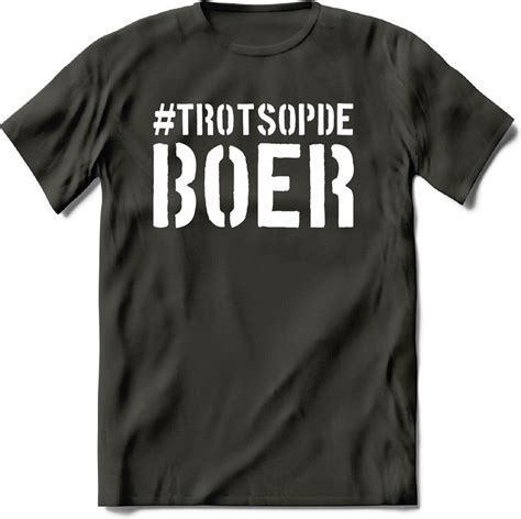 T Shirt Knaller T Shirt Trots Op De Boer Boerenprotest Steun De