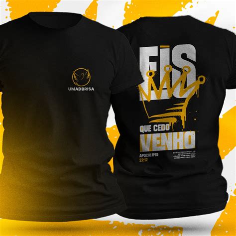 ESTAMPA DE CAMISA EIS QUE CEDO VENHO Behance