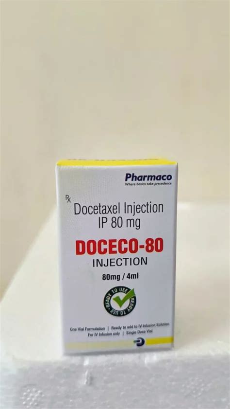 Docetaxel Injection IP 80 Mg At Rs 14153 Vial Taxotere In Hyderabad