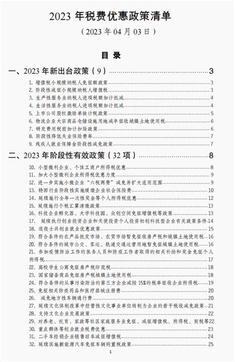 完整版2023小型微利企业所得税政策梳理，附23年税费优惠政策清单 知乎