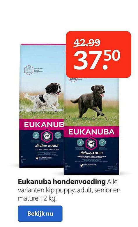 Eukanuba Hondenvoeding Aanbieding Bij Pets Place Folders Nl