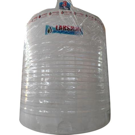 Lakshmi Plasto White Layers Litre Three Layer Pvc Water Storage