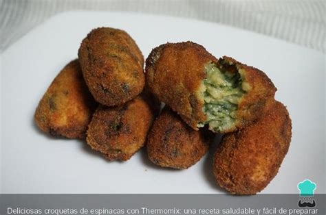 Deliciosas Croquetas De Espinacas Con Thermomix Una Receta Saludable Y