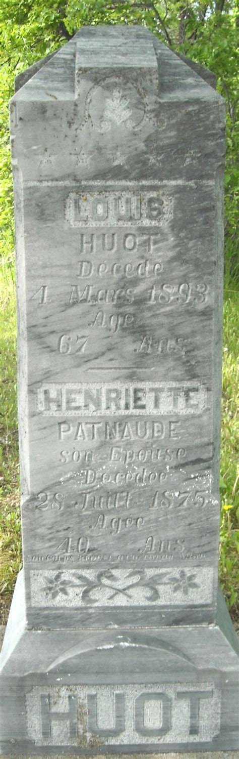 Marie Henriette Patnaude Huot 1835 1875 Find A Grave Memorial