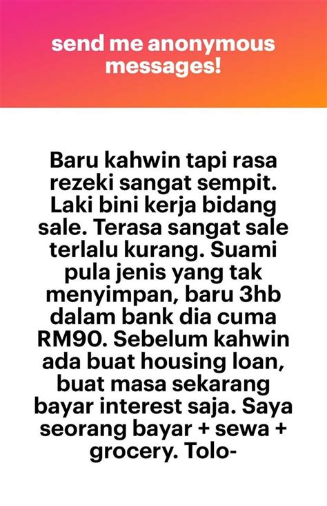 Direct Lending On Twitter Baru Berkahwin Tapi Anon Nak Minta Cerai