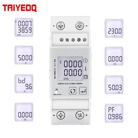 Sdm Modbus V Multifunction Energy Meter Single Phase One Pulse