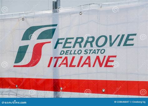 Ferrovie Dello Stato Italiane Signage Editorial Photography Image Of