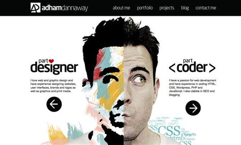 Adham Dannaway Css Design Awards Web Design Designer Webdesign