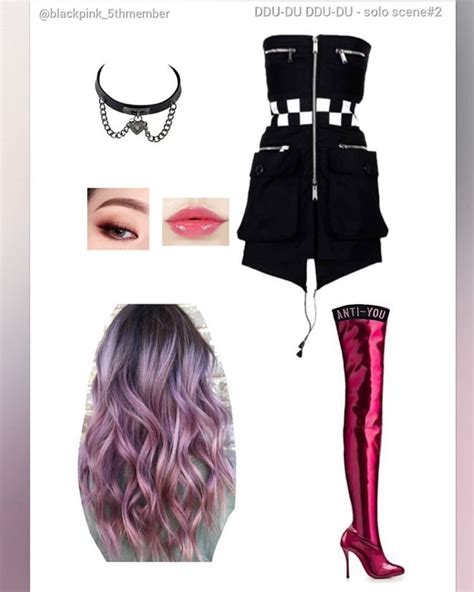 BLΛƆKPIИK "5th member"outfits♡ sur Instagram : SWIPE>DDU-DU DDU-DU MV ...