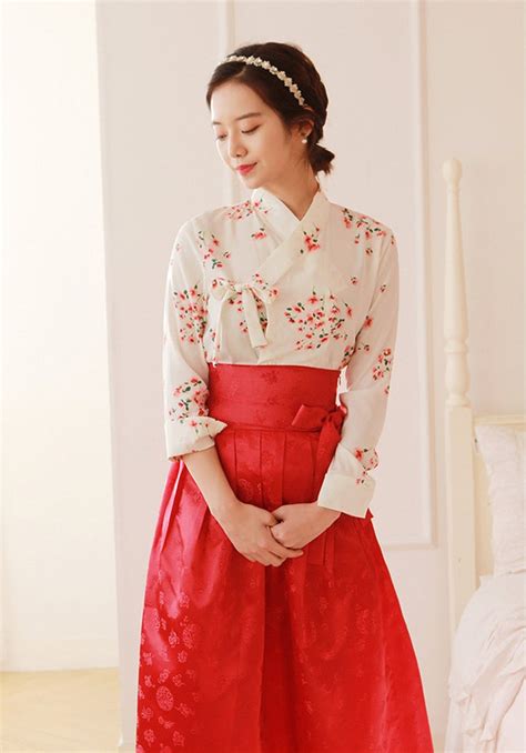 Hanbok Women Blouse Jeogori Top Korean Modern Hanbok Casual Etsy