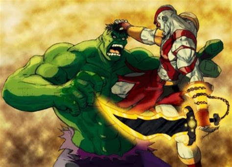 Kratos Vs The Hulk Battles Comic Vine