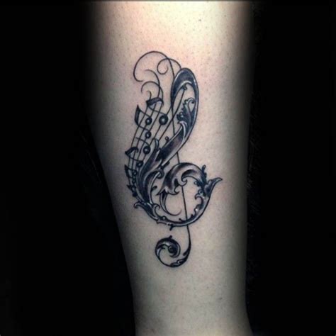 150+ Meaningful Treble Clef Tattoo Designs for Music Lovers (2022)