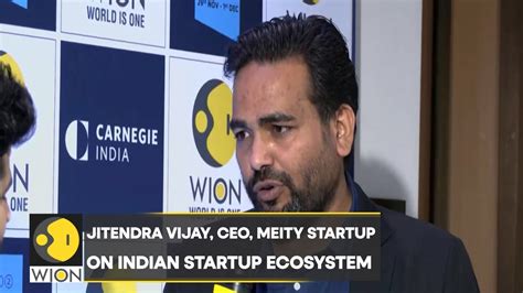 Global Technology Summit Jitendra Vijay Ceo Meity Startup Hub Speaks