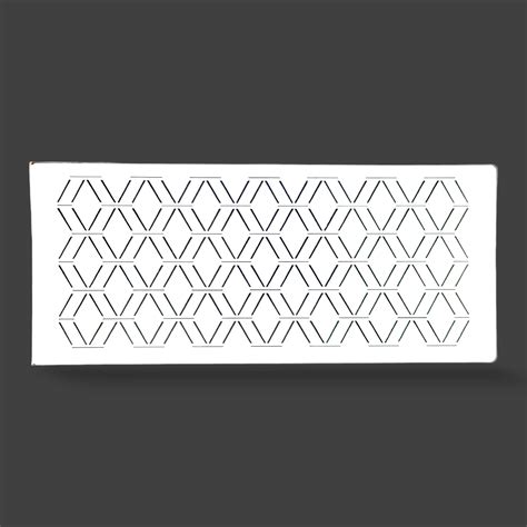 Bakeguru® Checkerd Pattern Stencil Royal Icing And Lustre Dust Stencil