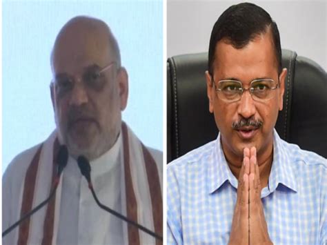 Amit Shah Vs Arvind Kejriwal Over Mcd Should Delhi Be Aap Dependent Or Self Reliant Aap निर्भर