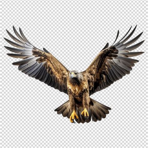 Aigle Isol Sur Fond Transparent Png Psd Premium