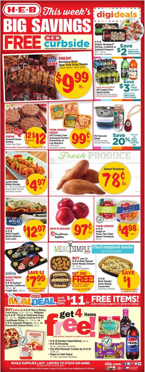 Heb Weekly Ad Oct Weeklyads