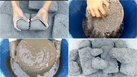 Asmr Extra Soft Dusty Crunchy Charcoal Concrete Dry Floor Water