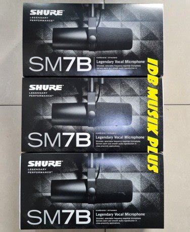 Jual Mic Dynamic Studio Shure SM7B SM 7B Original Shure Di Lapak IDB