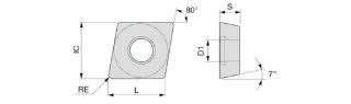 INSERTO PARA TORNO CCMT060204N SU AC6040 SUMITOMO Ferrindustrial Store