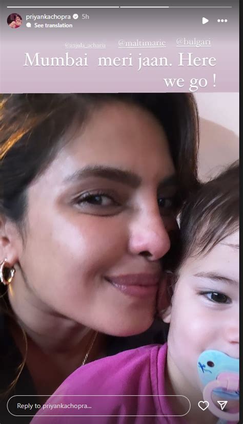 Priyanka Chopra Is All Smiles As She Arrives In India With Her Daughter