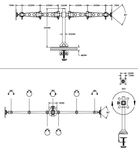 C Series Desk Clamp Stand - Antsys