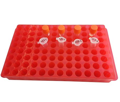 Polypropylene 1 5ml Microcentrifuge Tube Rack 96 Well 2ml Microtube