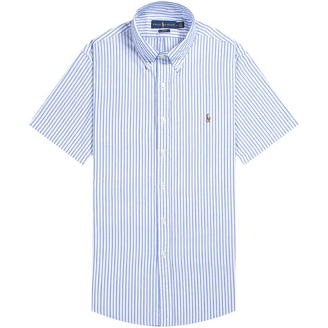 Polo Ralph Lauren Ralph Lauren Slim Fit Short Sleeved Striped Shirt