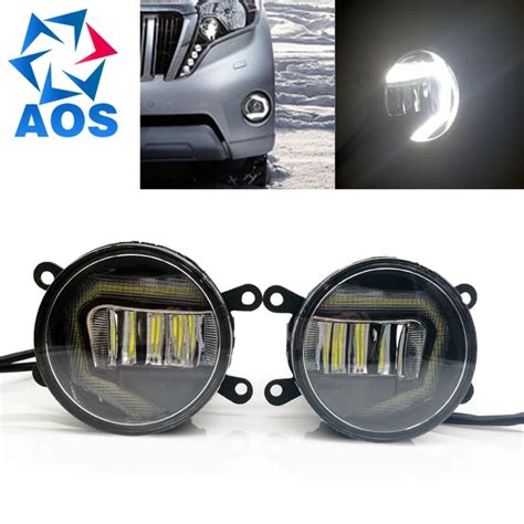 Sztuk Car Styling Drl Super Bright Led Wiat A Przeciwmgielne Lampy