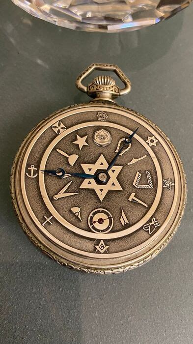 Masonic Silver Dial Pocket Watch No Reserve Price Catawiki