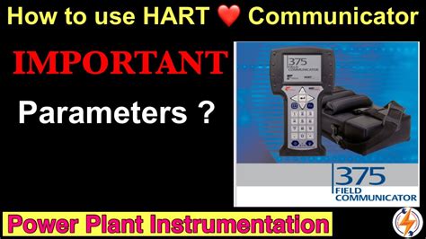 How To Use HART Communicator IMPORTANT Parameters Foundation