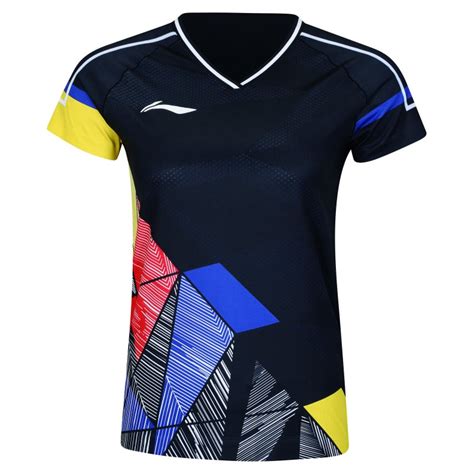 Badminton T Shirt Tokyo Black Exclusive Women Li Ning Li Ning